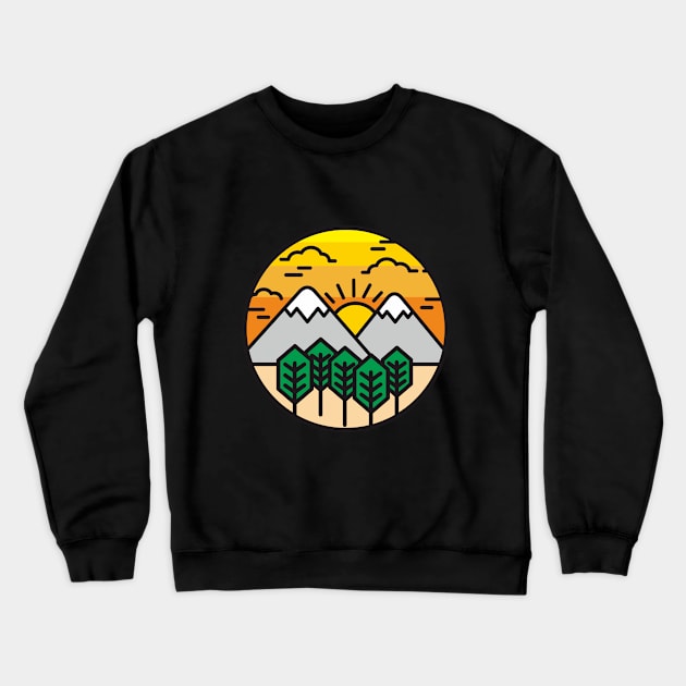 Sunset Crewneck Sweatshirt by heytiyok